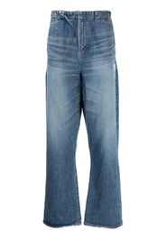 Maison Mihara Yasuhiro Jeans dritti a vita media - Blu