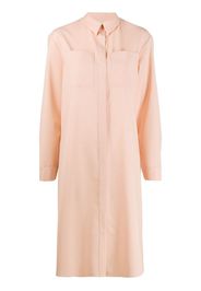 chest pocket shirt dress