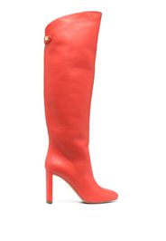 Maison Skorpios Adriana 90mm knee-high boots - Rosso