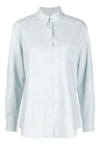 patch-pocket long sleeved shirt