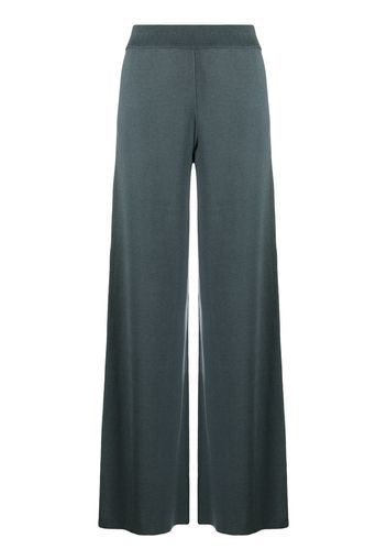 knitted wide-leg trousers