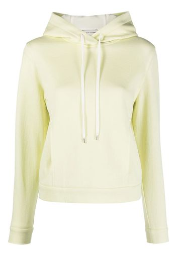 Maison Ullens drawstring cotton-blend hoodie - Giallo