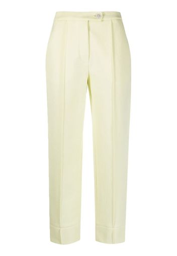 Maison Ullens cropped straight-leg trousers - Giallo