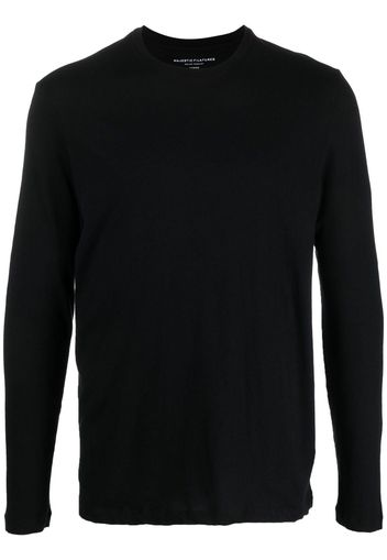 Majestic Filatures crew neck long-sleeved T-shirt - Nero