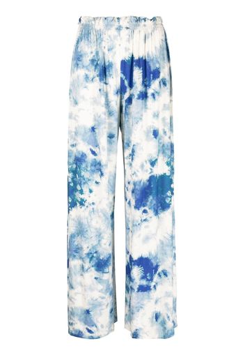 Majestic Filatures tie-dye print track pants - Bianco