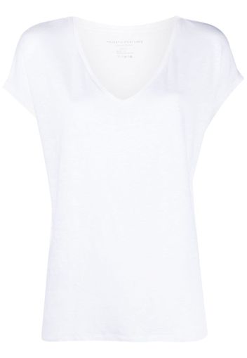 Majestic Filatures T-shirt con scollo a V - Bianco