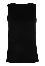 Majestic Filatures boat-neck tank top - Nero