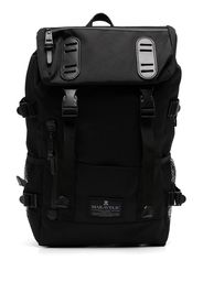 Makavelic logo-patch backpack - Nero