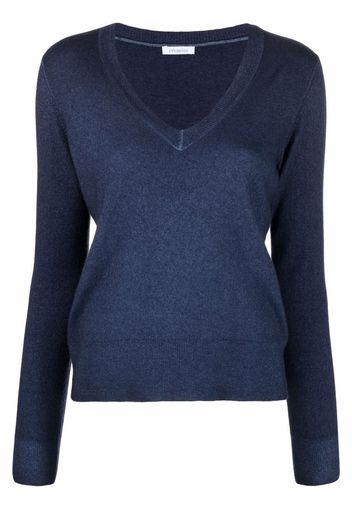 Malo Maglione con scollo a V - Blu