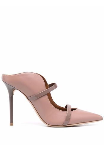 Malone Souliers pointed toe mules - Toni neutri