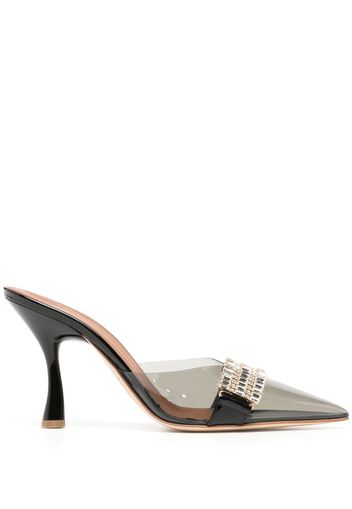 Malone Souliers Joelle 90mm leather mules - Grigio