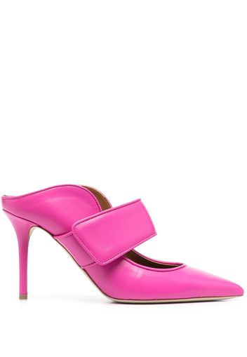 Malone Souliers pointed-toe leather mules - Rosa