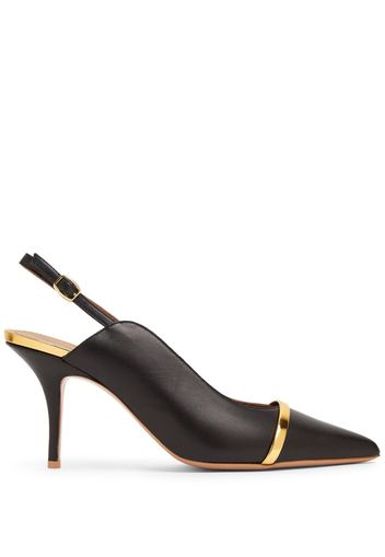 Malone Souliers 85mm sling-back leather pumps - Nero