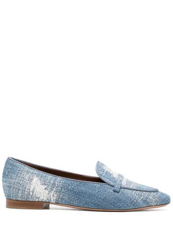 Malone Souliers Mocassini con effetto vissuto - Blu