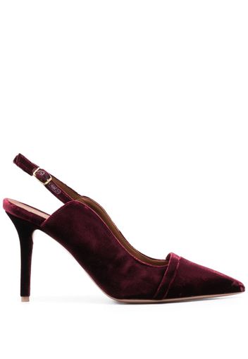 Malone Souliers Marion 85mm suede pumps - Rosso