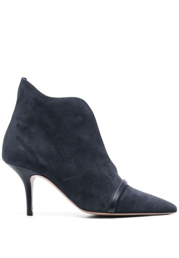 Malone Souliers Cora 85mm suede boots - Blu