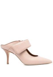 Malone Souliers 90mm leather mules - Toni neutri