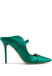 Malone Souliers Maureen 100mm leather pumps - Verde