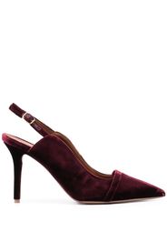 Malone Souliers Marion 85mm suede pumps - Rosso