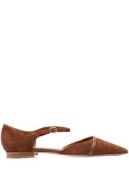 Malone Souliers Ulla suede ballerina shoes - Marrone