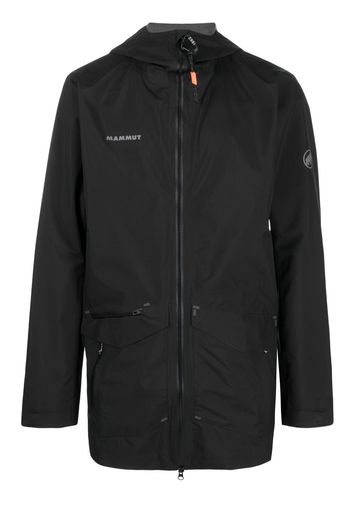 Mammut double-layered hooded coat - Nero