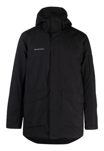 Mammut Impermeabile con cappuccio - Nero