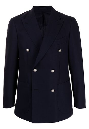 Man On The Boon. Blazer doppiopetto - Blu