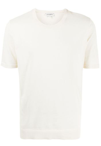 Man On The Boon. T-shirt a girocollo - Bianco