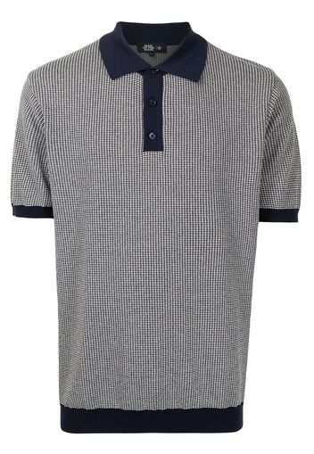 Man On The Boon. Polo con effetto jacquard - Blu