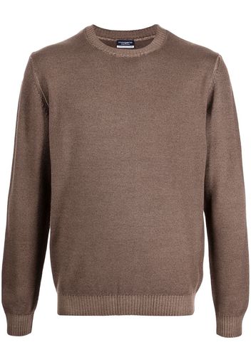 Man On The Boon. Maglione girocollo - Marrone