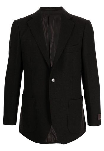 Man On The Boon. Blazer monopetto - Blu