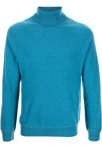 Man On The Boon. cashmere rollneck sweater - Blu