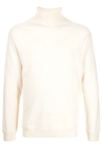 Man On The Boon. fineknit rollneck sweater - Bianco