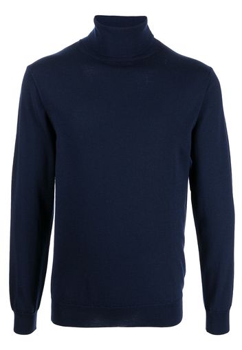 Man On The Boon. rollneck knitted sweater - Blu