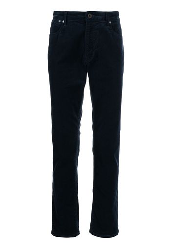 Man On The Boon. Moleskin jeans - Blu