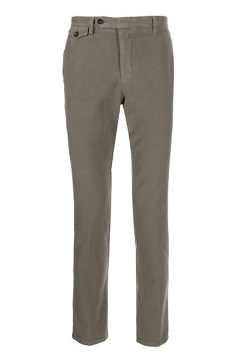 Man On The Boon. moleskin chino trousers - Verde