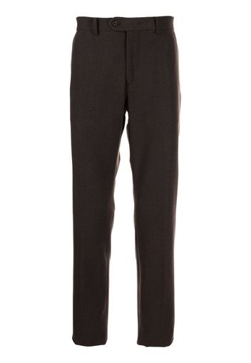 Man On The Boon. pressed-crease tailored trousers - Marrone