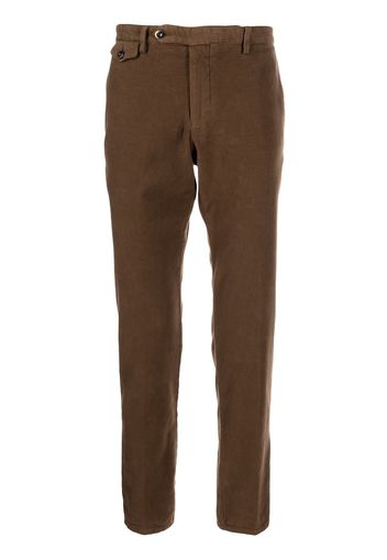 Man On The Boon. Moleskin cotton-blend chinos - Marrone