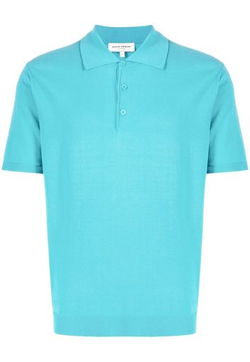 Man On The Boon. Polo a maniche corte - Blu