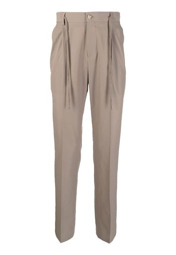 Man On The Boon. Pantaloni con coulisse - Marrone