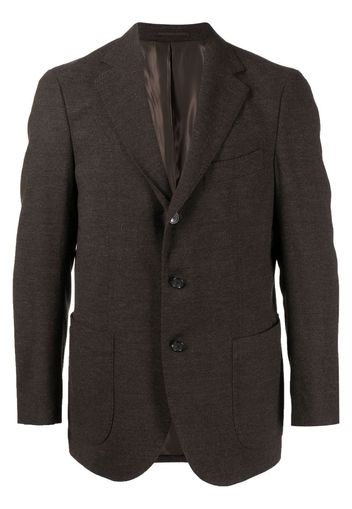 Man On The Boon. Blazer monopetto sartoriale - Marrone