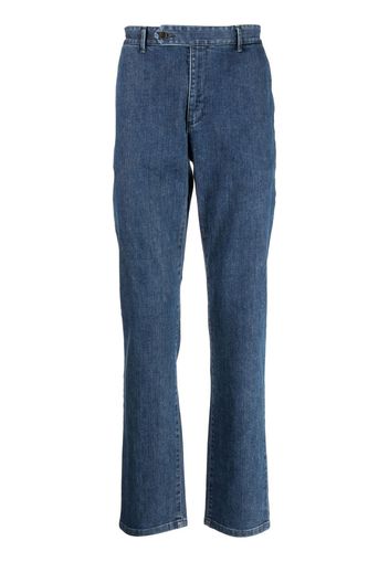 Man On The Boon. Tapered denim jeans - Blu