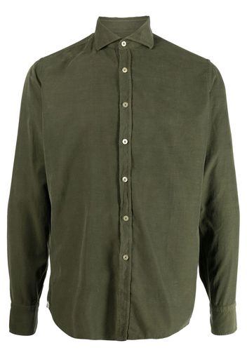 Man On The Boon. Camicia a coste - Verde