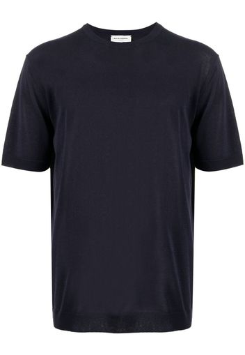 Man On The Boon. T-shirt girocollo a maniche corte - Blu