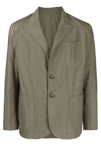 Man On The Boon. ribbed alternative suit jacket - Verde