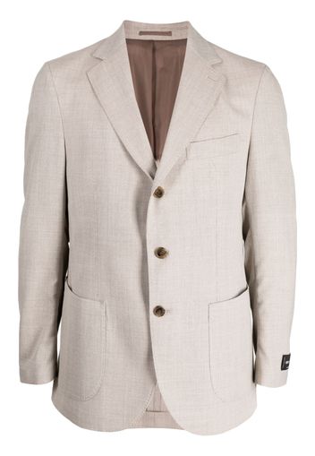 Man On The Boon. single-breasted wool blazer - Marrone