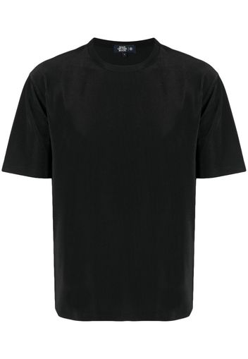 Man On The Boon. pleated drop-shoulder T-shirt - Nero