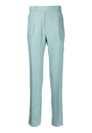 Man On The Boon. Pantaloni sartoriali dritti - Verde