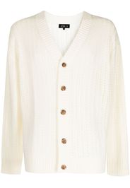 Man On The Boon. Cardigan - Bianco