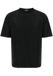 Man On The Boon. pleated drop-shoulder T-shirt - Nero